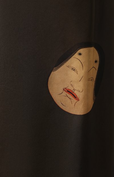 Платье UMA WANG коричневого цвета по цене 43650 руб., арт. P0 M UP5088, фото 5 Платье UMA WANG, арт. P0 M UP5088, фото 5
