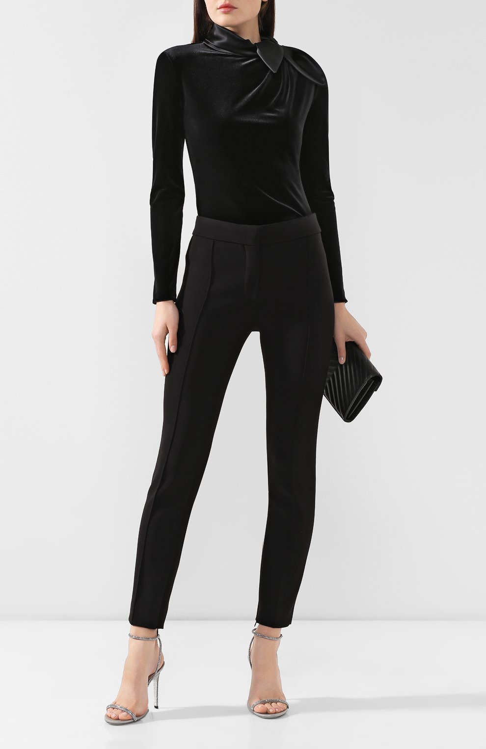 Бархатная блузка GIORGIO ARMANI, арт. 6GAM81/AJW4Z, фото 2