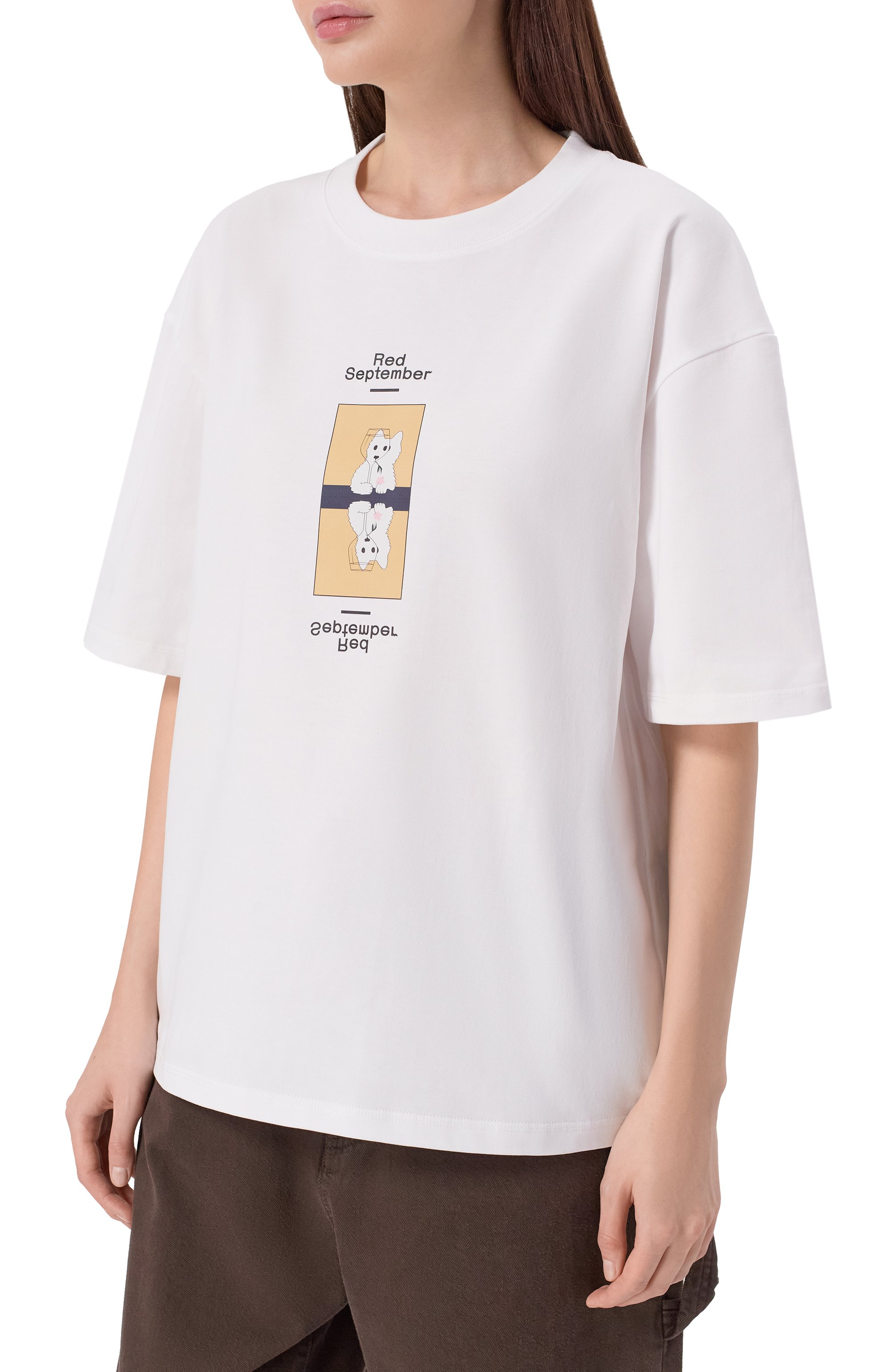 Хлопковая футболка RED SEPTEMBER, арт. 825.01.TSS17.10, фото 3