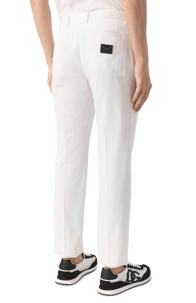 Хлопковые брюки DOLCE & GABBANA, арт. GVB6ET/FUFMJ, фото 4