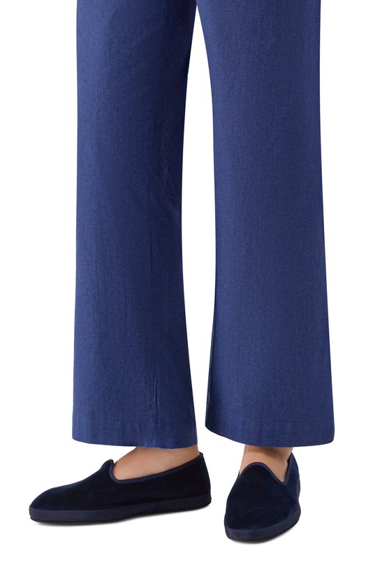 Текстильные домашние туфли Frette 25N99126 00F 90355 Синий  25N99126 00F 90355 Фото 3