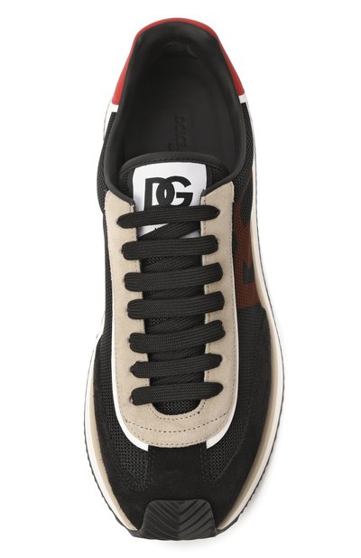 Комбинированные кроссовки dg cushion DOLCE & GABBANA, арт. CS2288/A5522, фото 5