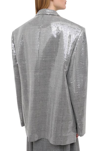 Жакет с пайетками VETEMENTS, арт. WAH21JA022 1502/TRANSPARENT, фото 5