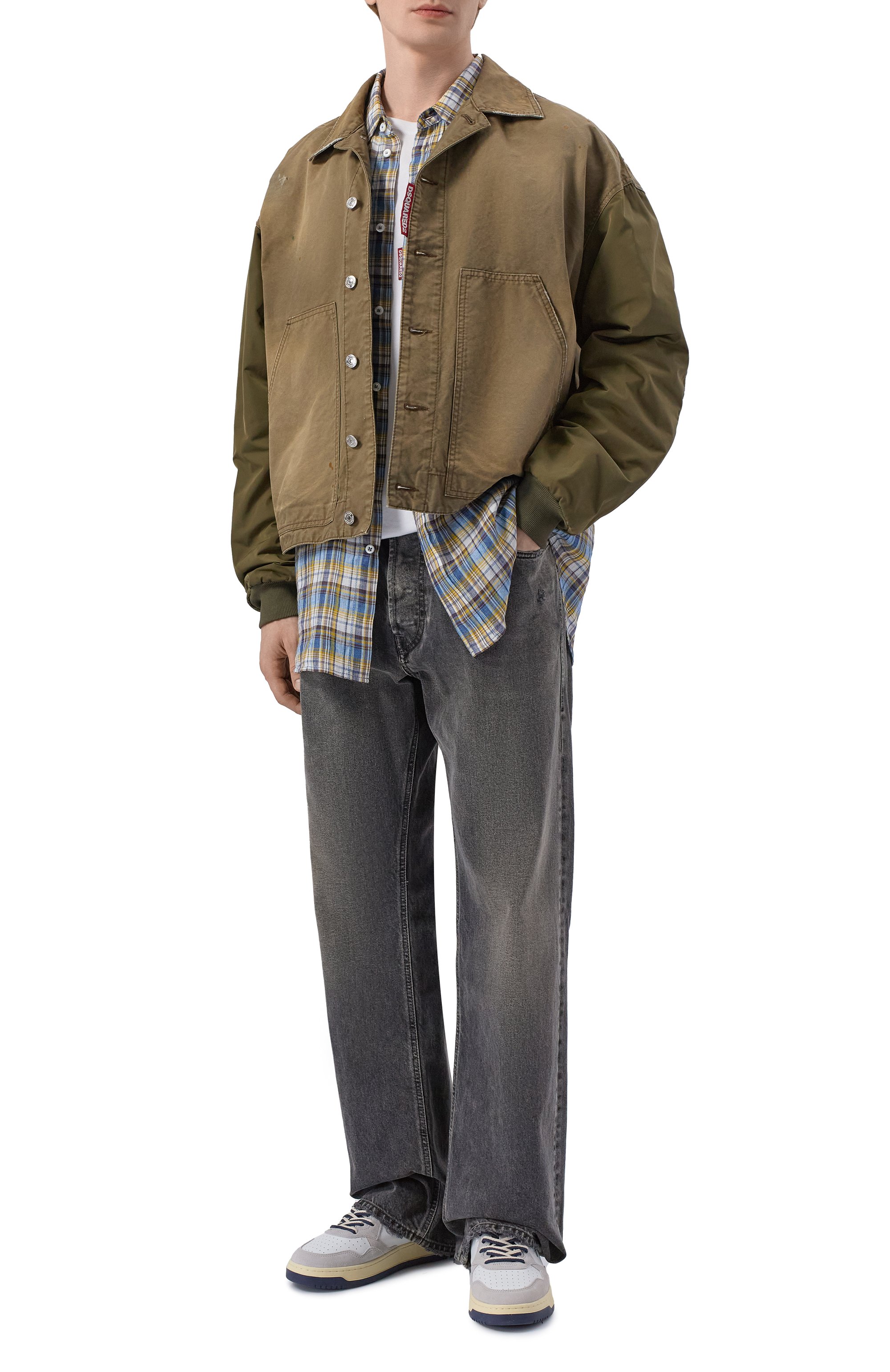 Льняная рубашка DSQUARED2, арт. S74DM1006/D35423, фото 2