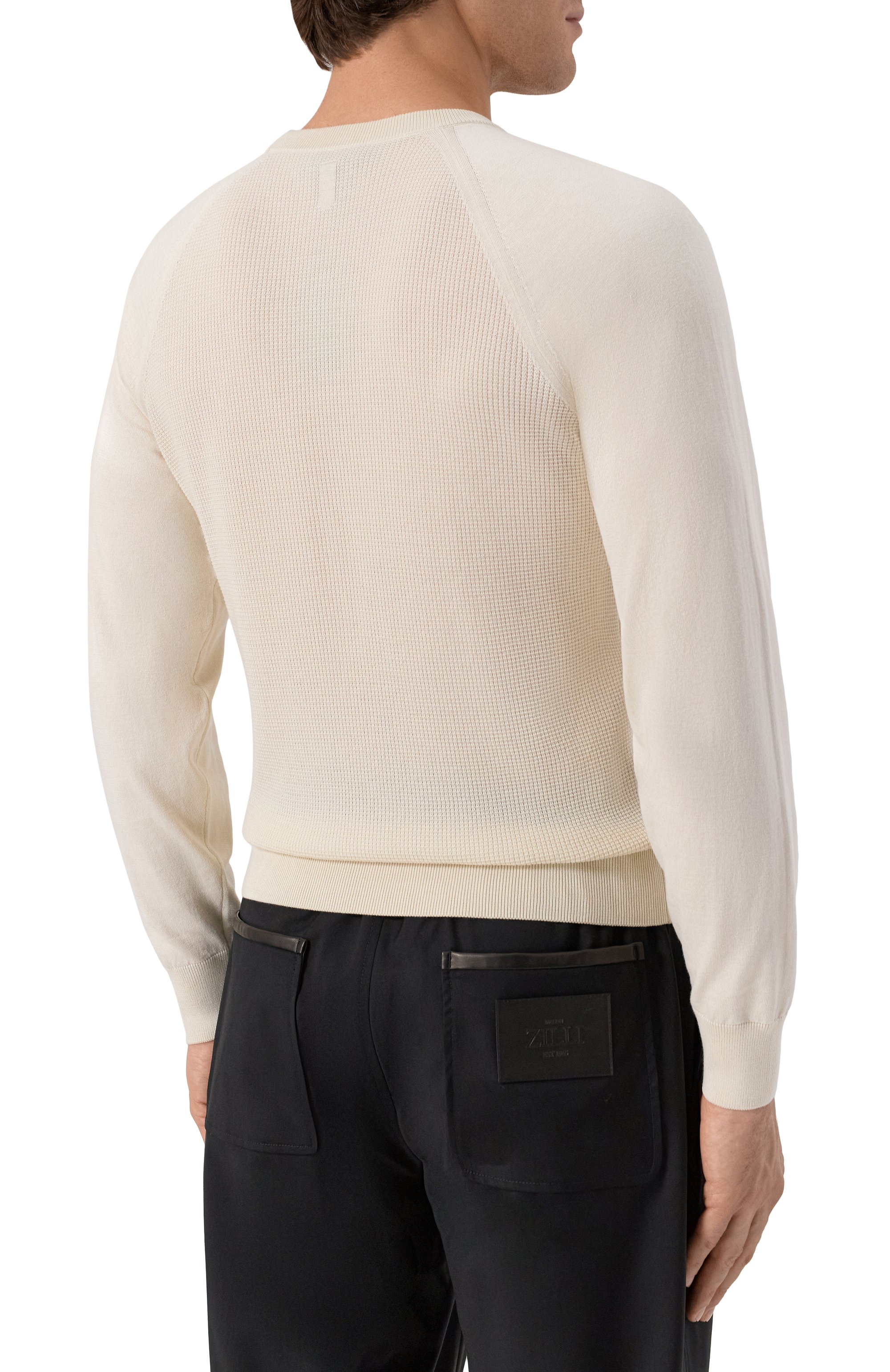 Джемпер из хлопка и шелка CANALI, арт. C1119/MK02352, фото 4