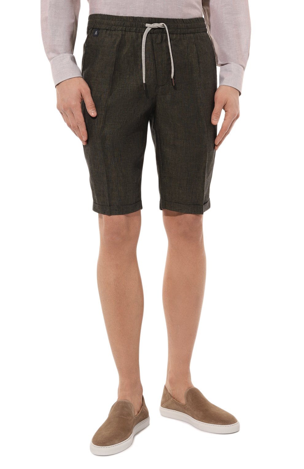 Льняные шорты CAPOBIANCO, арт. 14M852.LI00., фото 3