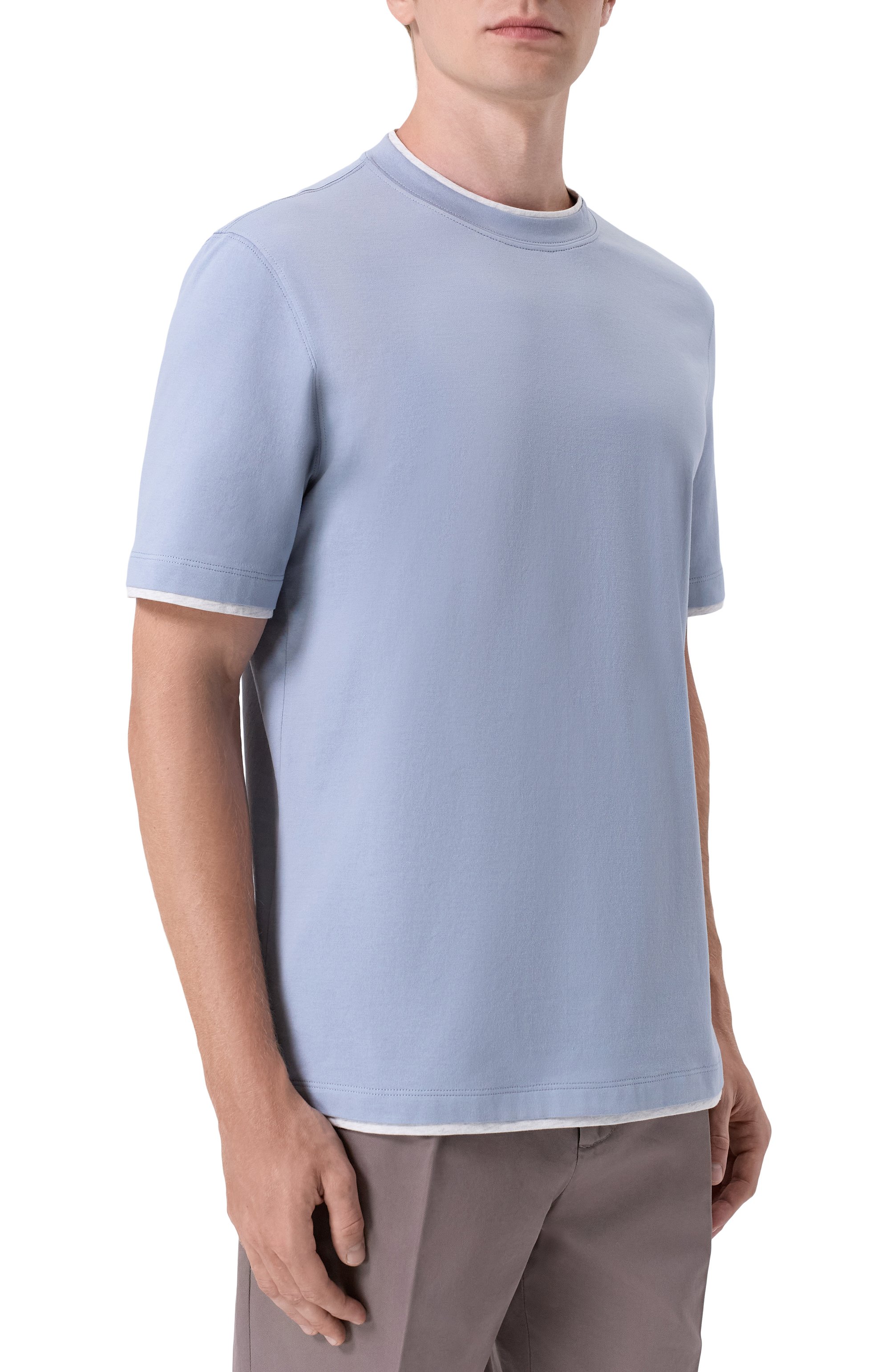 Хлопковая футболка BRUNELLO CUCINELLI, арт. M0B137427, фото 3