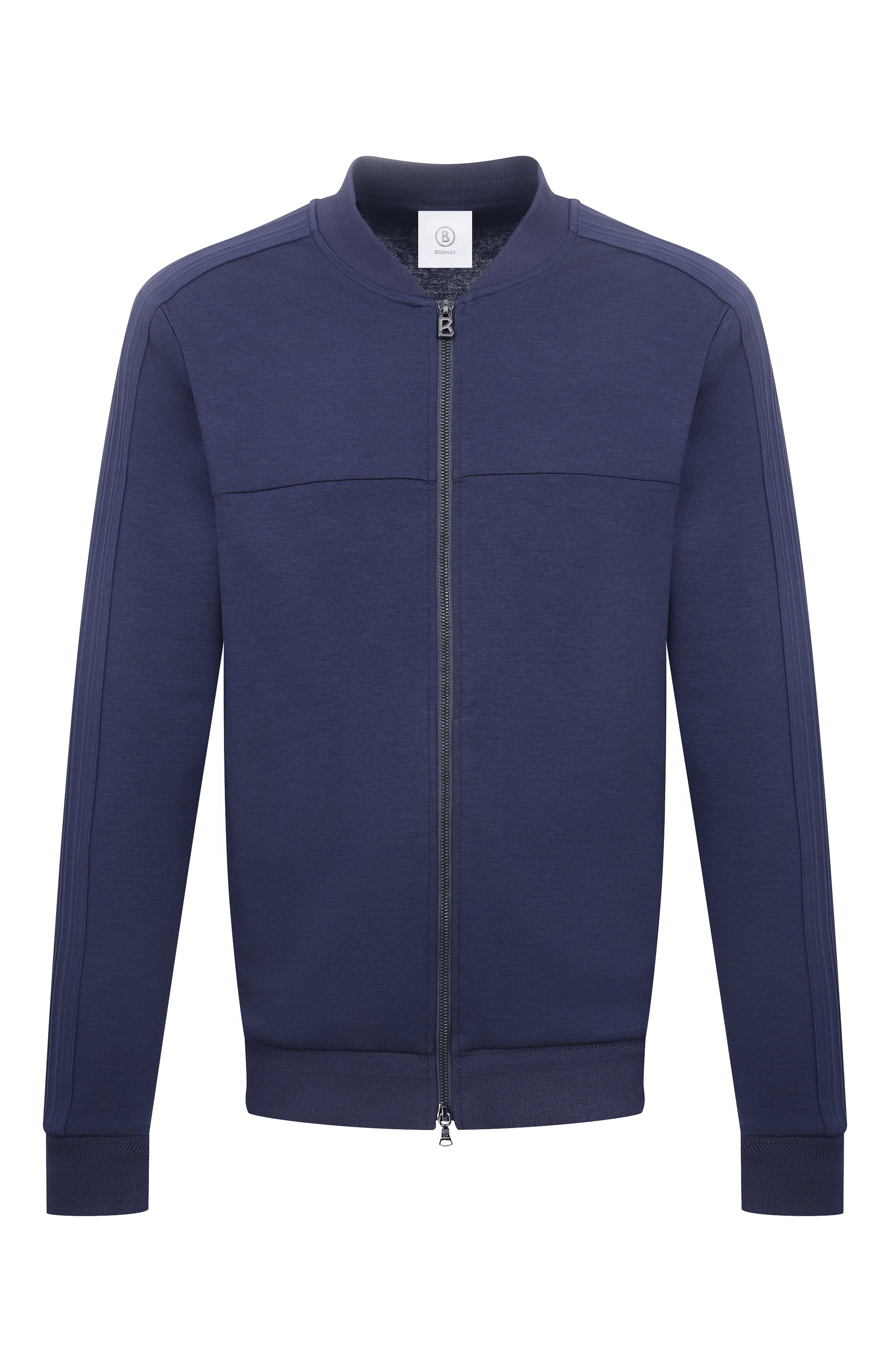 Толстовка BOGNER темно-синего цвета по цене 42800 руб., арт. 88085253, фото 1 Толстовка BOGNER, арт. 88085253, фото 1