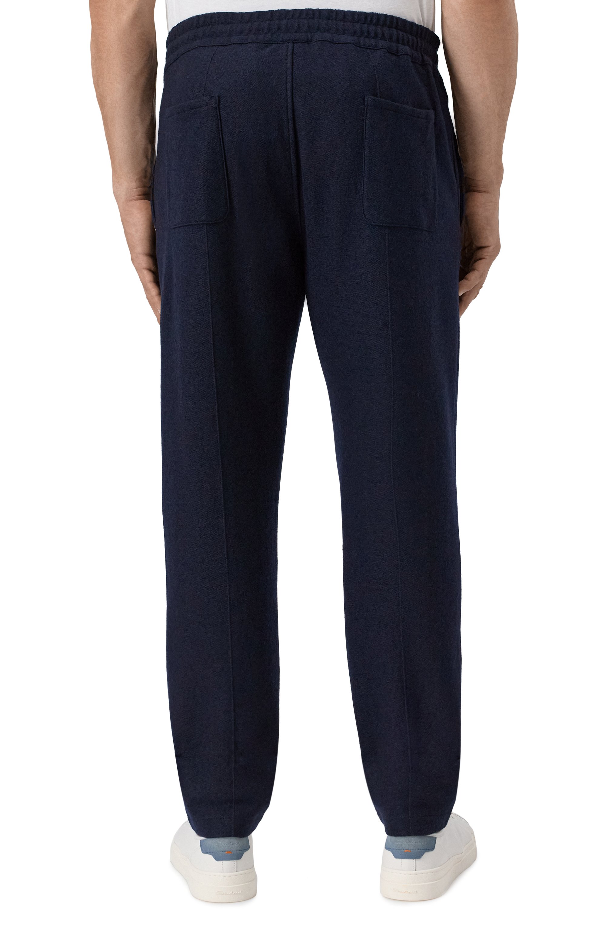 Брюки из шерсти и кашемира CORTIGIANI темно-синего цвета по цене 150500 руб., арт. 3AF616, фото 3 Брюки из шерсти и кашемира CORTIGIANI, арт. 3AF616, фото 3