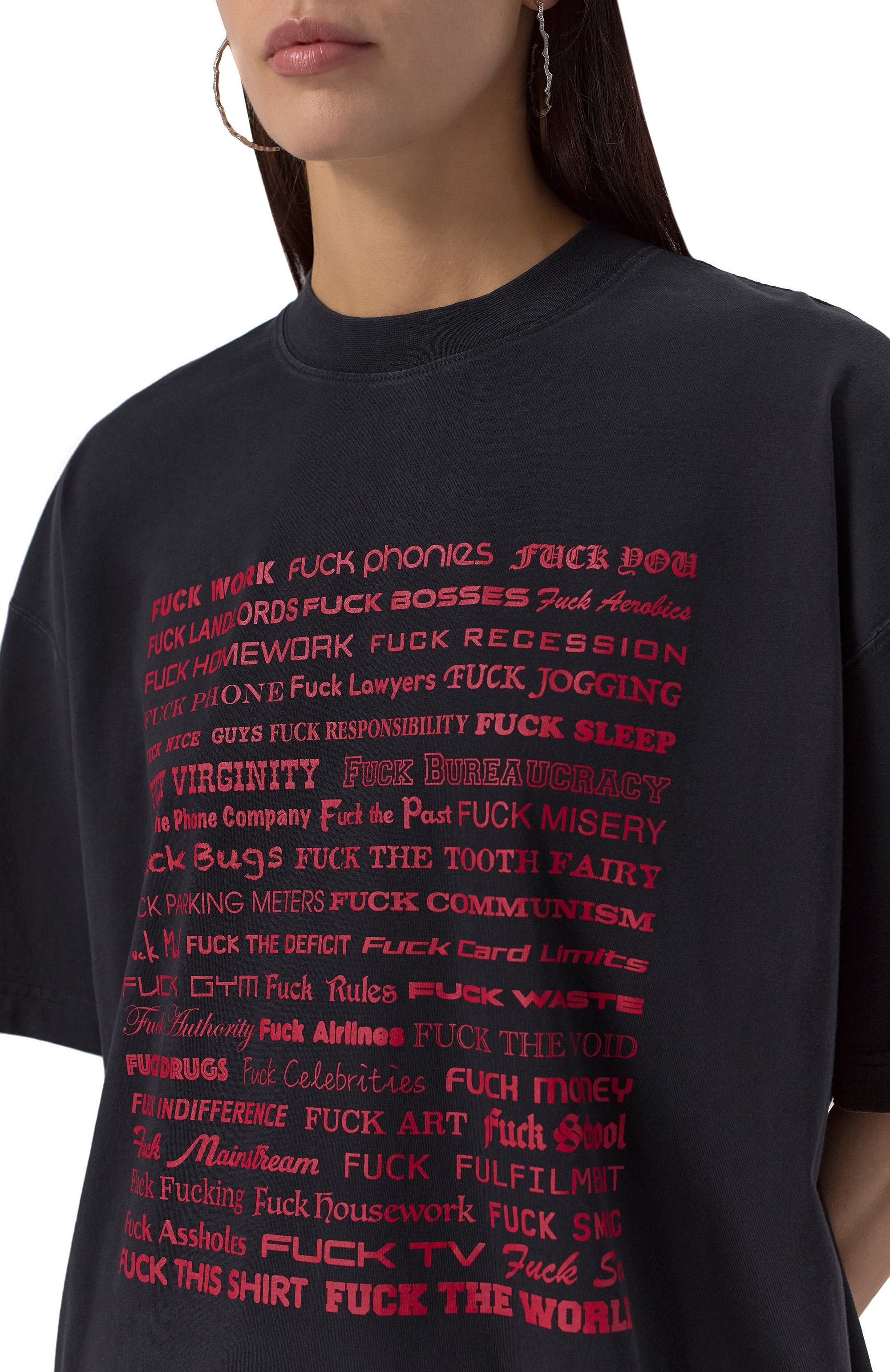 Хлопковая футболка VETEMENTS, арт. UH76TR660B/1000 LIGHT JERSEY, фото 8