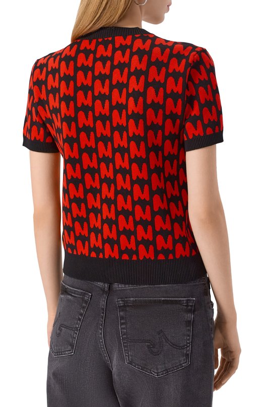 Пуловер из вискозы MSGM 3941MDM216/257786 Красный  3941MDM216/257786 Фото 4