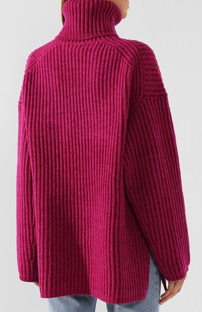 Шерстяной свитер ACNE STUDIOS розового цвета по цене 30800 руб., арт. A60018, фото 4 Шерстяной свитер ACNE STUDIOS, арт. A60018, фото 4