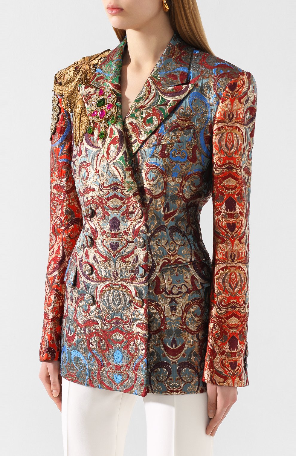 Двубортный жакет DRIES VAN NOTEN, арт. 201-10457-9368, фото 3
