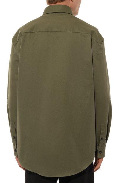 Хлопковая рубашка OFF-WHITE, арт. 0MES009F24FAB001, фото 4