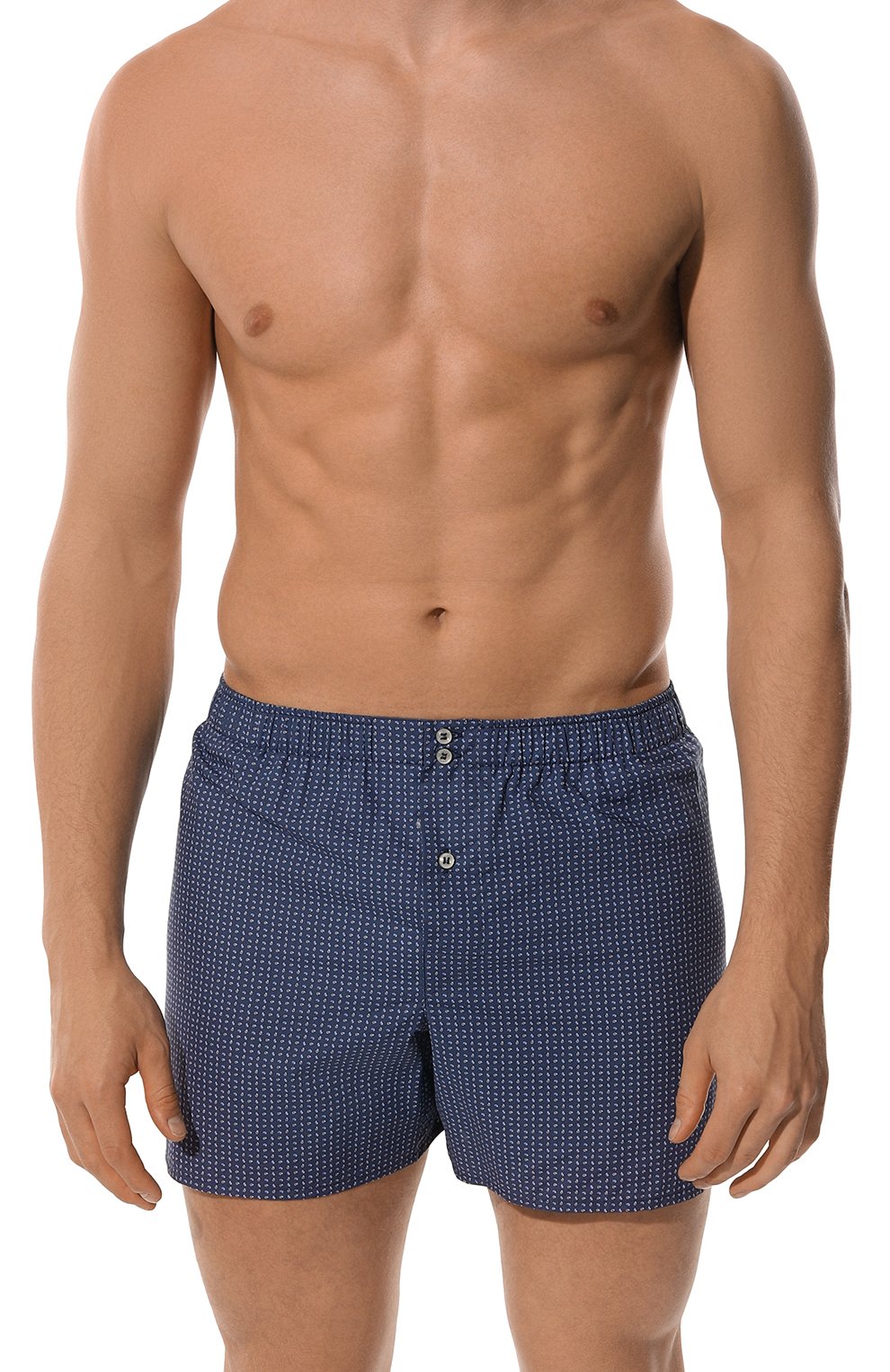 Хлопковые боксеры ROBERTO RICETTI синего цвета по цене 11550 руб., арт. B0XER DB1/0R0E3003, фото 2 Хлопковые боксеры ROBERTO RICETTI, арт. B0XER DB1/0R0E3003, фото 2