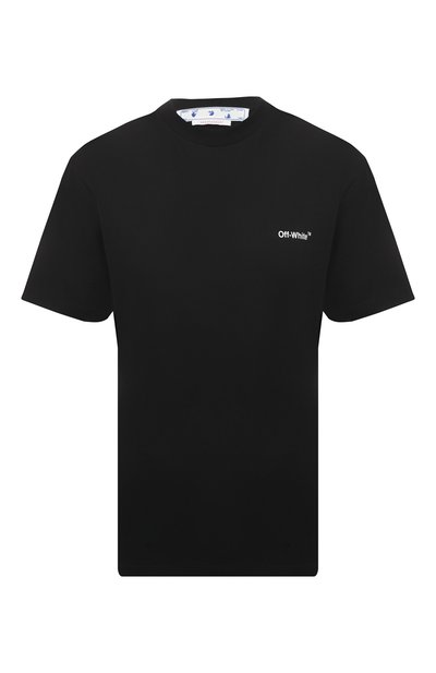 Женская хлопковая футболка OFF-WHITE, арт. OWAA049C99JER001