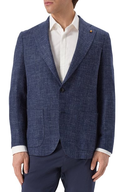 Пиджак из шерсти и шелка SARTORIA LATORRE, арт. EF74/UH0404, фото 4