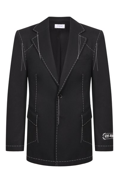 Шерстяной пиджак OFF-WHITE, арт. 0MEN09HF25FAB001, фото 1