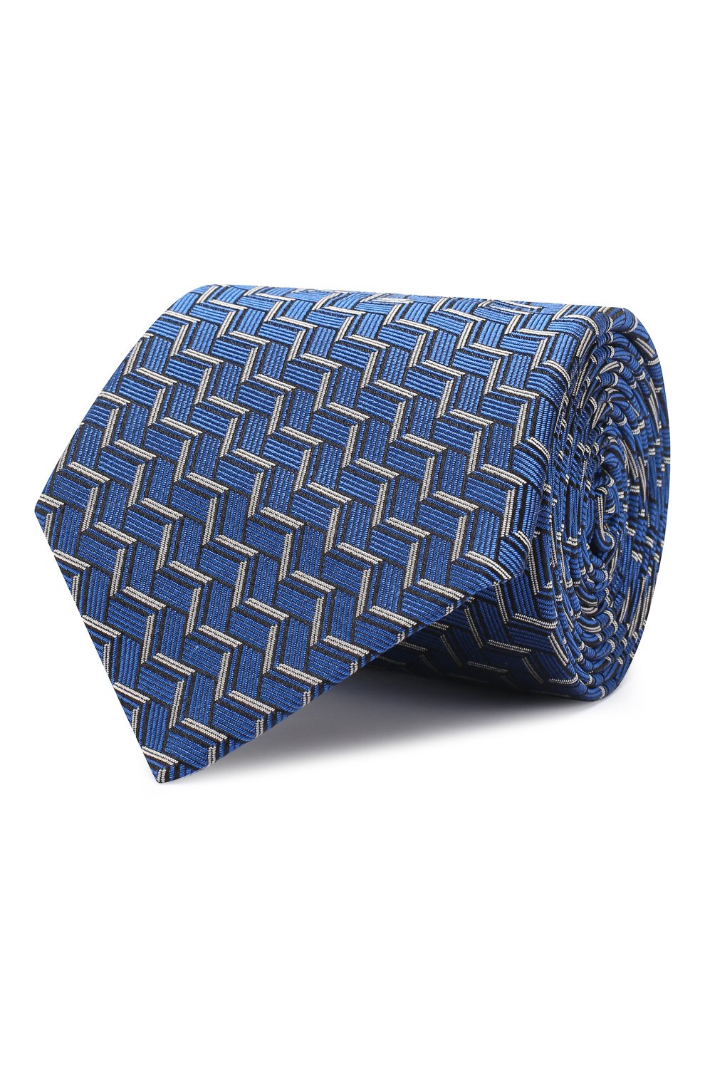 Шелковый галстук LANVIN синего цвета по цене 12600 руб., арт. 2571/TIE, фото 1 Шелковый галстук LANVIN, арт. 2571/TIE, фото 1