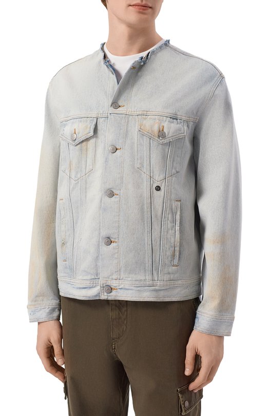 Джинсовая куртка MM6 SH0AM0039/M30018 Голубой  SH0AM0039/M30018 Фото 6