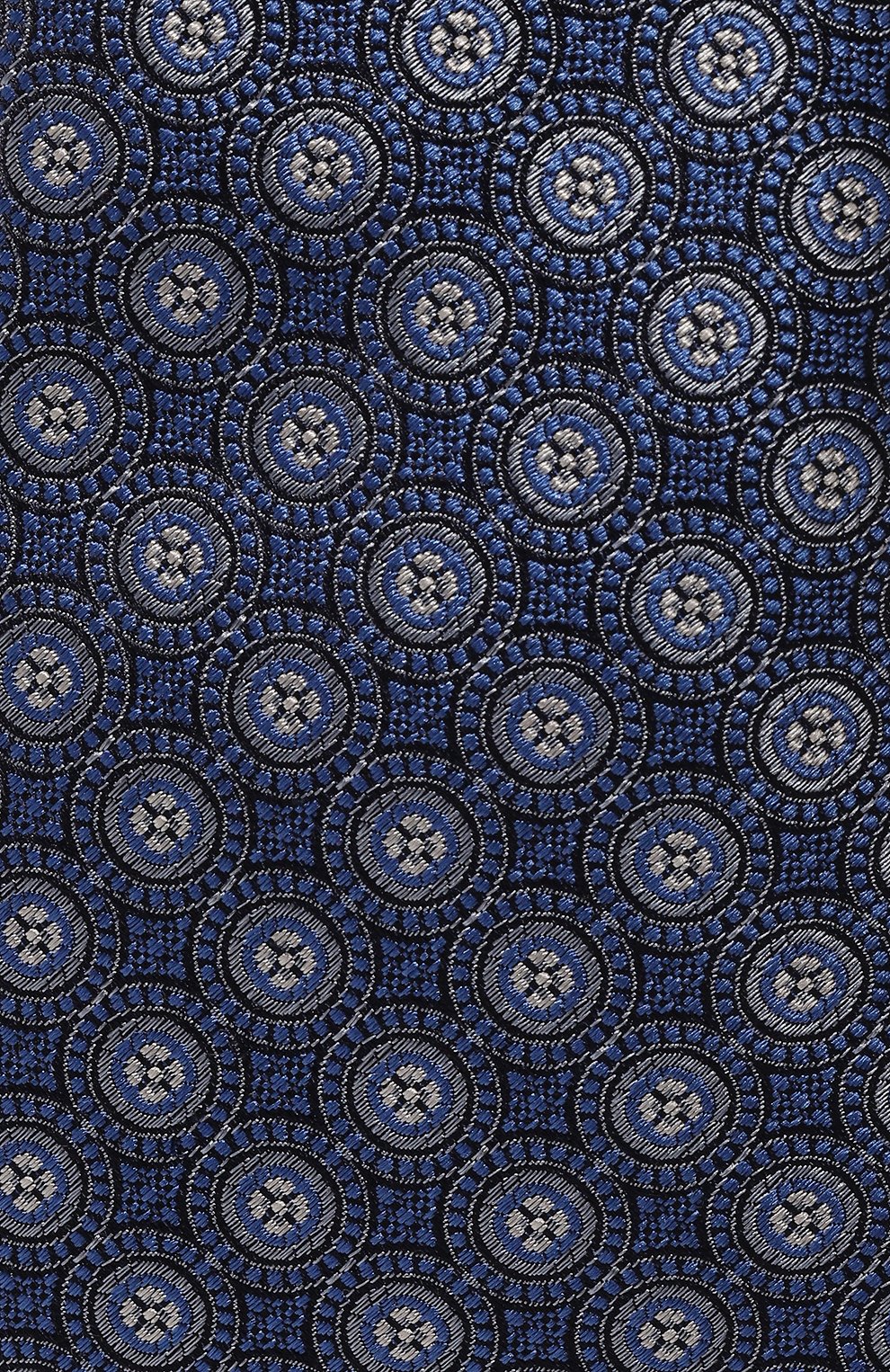 Шелковый галстук CANALI синего цвета по цене 15450 руб., арт. 18/HJ03934, фото 4 Шелковый галстук CANALI, арт. 18/HJ03934, фото 4