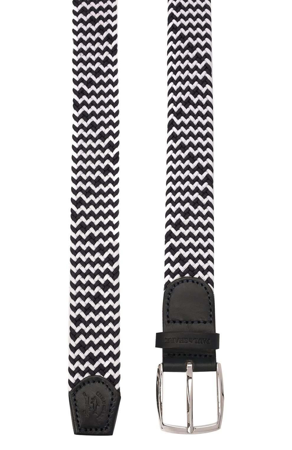 Ремень PAUL&SHARK черно-белого цвета по цене 18100 руб., арт. 21416003/IJD, фото 3 Ремень PAUL&SHARK, арт. 21416003/IJD, фото 3