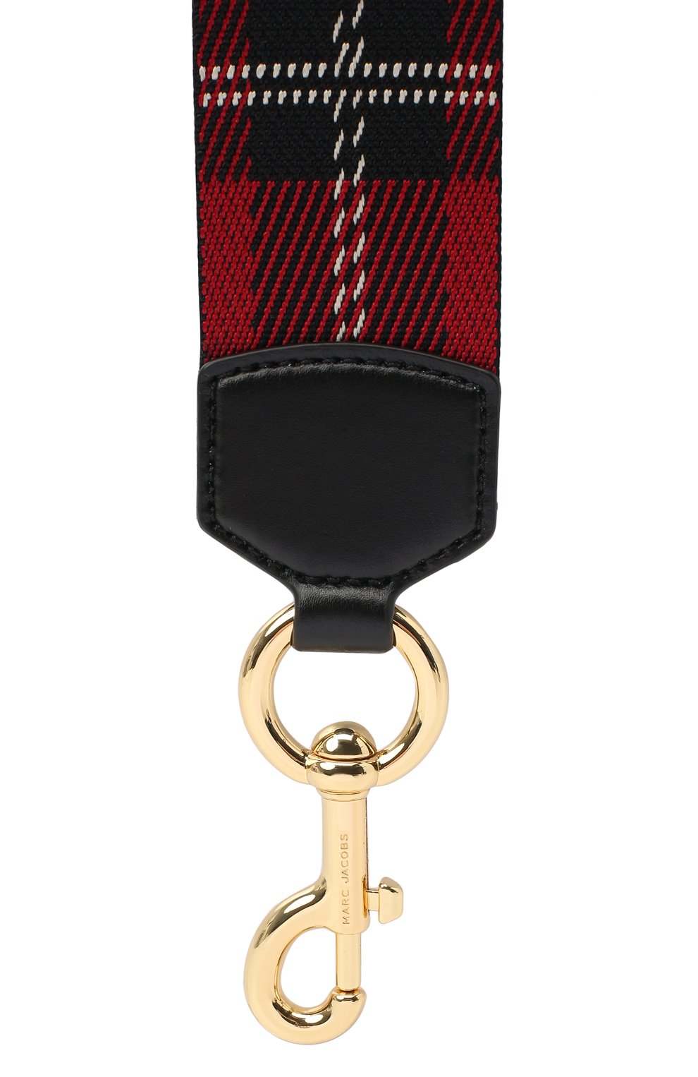 Ремень для сумки tartan webbing MARC JACOBS (THE) красного цвета по цене 12300 руб., арт. M0015670, фото 2 Ремень для сумки tartan webbing MARC JACOBS (THE), арт. M0015670, фото 2