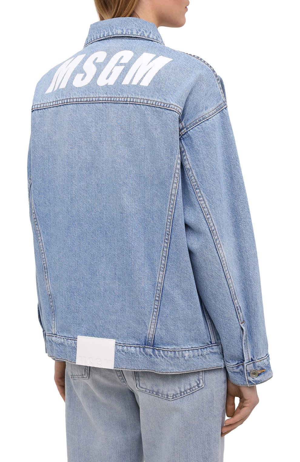 Джинсовая куртка MSGM, арт. 3041MDH42LX 217276, фото 4