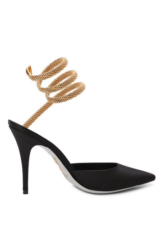 Текстильные туфли Cleo 100 Rene Caovilla C12734-100/R001 Чёрный  C12734-100/R001 Фото 5