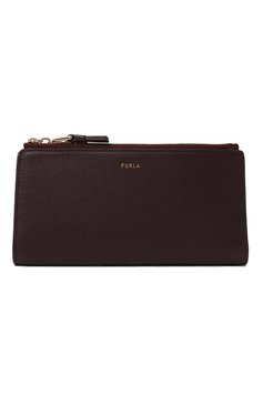 Женские кожаный кошелек FURLA бордового цвета, арт. WP00457/BX2045 | Фото 1 (Материал: Натуральная кожа; Нос: Не проставлено; Материал сплава: Проставлено)