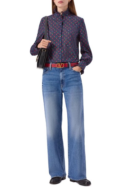 Кожаные лоферы vlogo signature VALENTINO, арт. 7W2S0LM0/EWV, фото 3