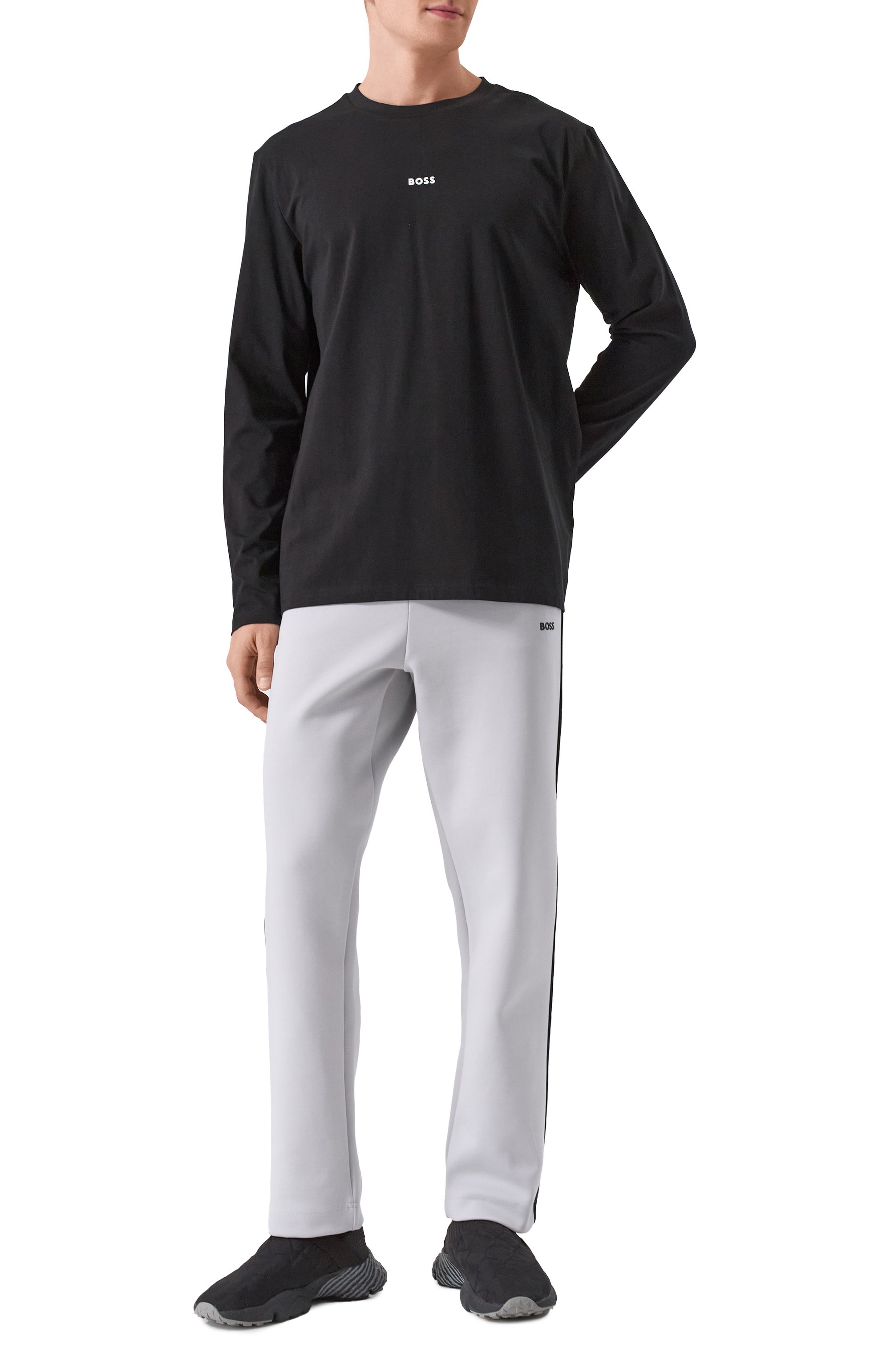 Хлопковые брюки BOSS GREEN, арт. 50530041, фото 2