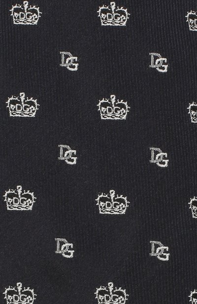 Шелковый галстук DOLCE & GABBANA синего цвета по цене 23050 руб., арт. GT149E/G0JMP, фото 3 Шелковый галстук DOLCE & GABBANA, арт. GT149E/G0JMP, фото 3