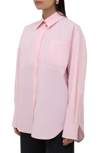 Хлопковая рубашка MSGM, арт. 3141MDE12 217603, фото 3