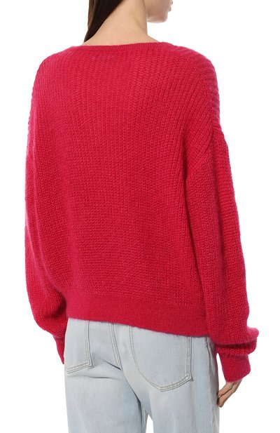 Свитер FREEAGE малинового цвета по цене 29960 руб., арт. W22.JM011.5080.601, фото 4 Свитер FREEAGE, арт. W22.JM011.5080.601, фото 4