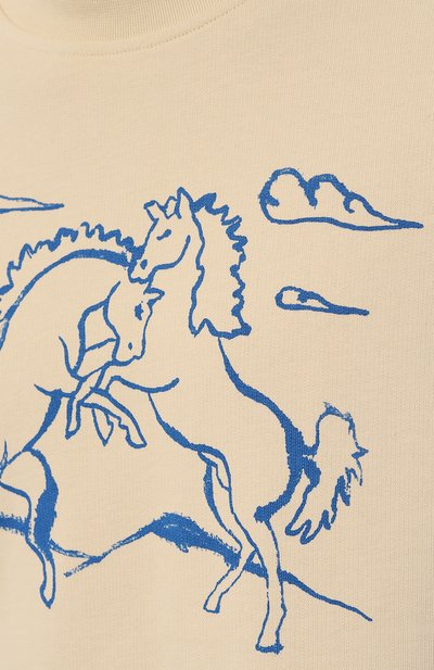 Хлопковый свитшот CARNE BOLLENTE, арт. SS23SW0102, фото 5