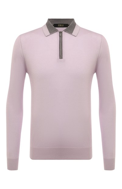 Мужская поло из кашемира и шелка ZILLI, арт. KZP001M0330VBJS00