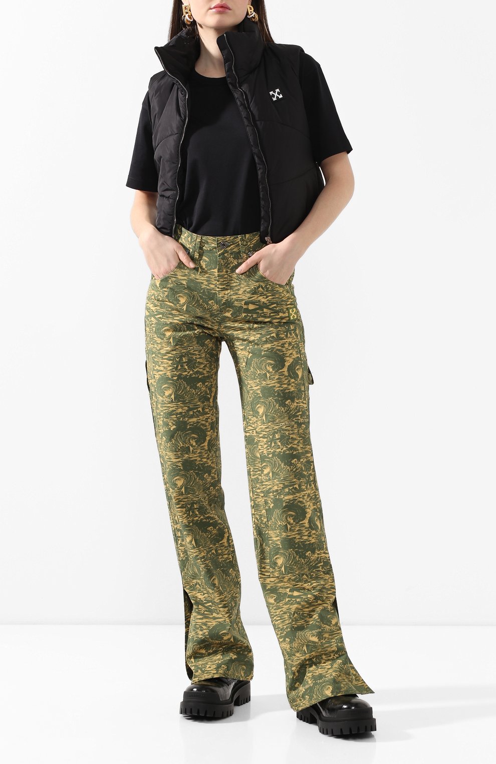 Утепленный жилет OFF-WHITE, арт. 0WEA199R20A390681000, фото 2