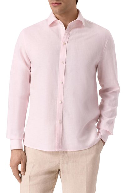 Рубашка изо льна и хлопка ZIMMERLI, арт. 4697-23202, фото 3