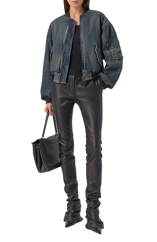 Джинсовый бомбер Balenciaga 851006/TTW76 Синий  851006/TTW76 Фото 2