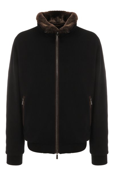 Мужской пуховый бомбер с меховой отделкой bellati-mrw MOORER, арт. BELLATI/MRW