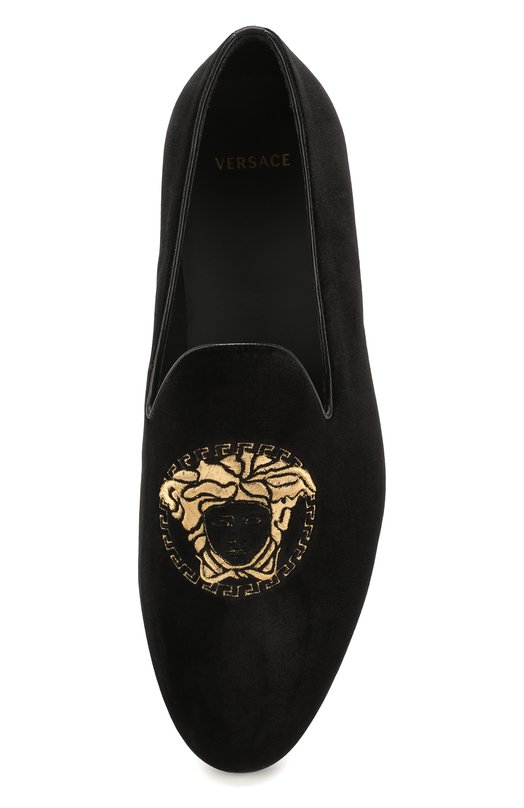 фото Текстильные лоферы versace