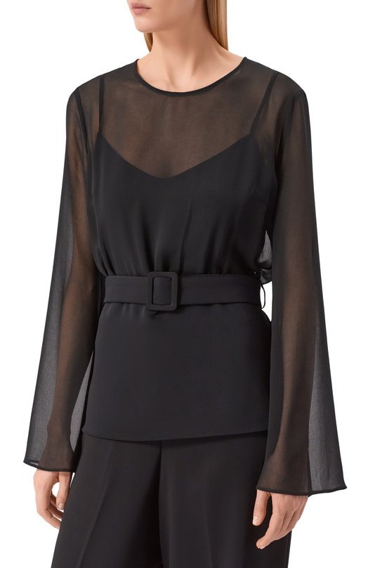 Блузка P.A.R.O.S.H. D313334/PANTY26 Чёрный  D313334/PANTY26 Фото 3