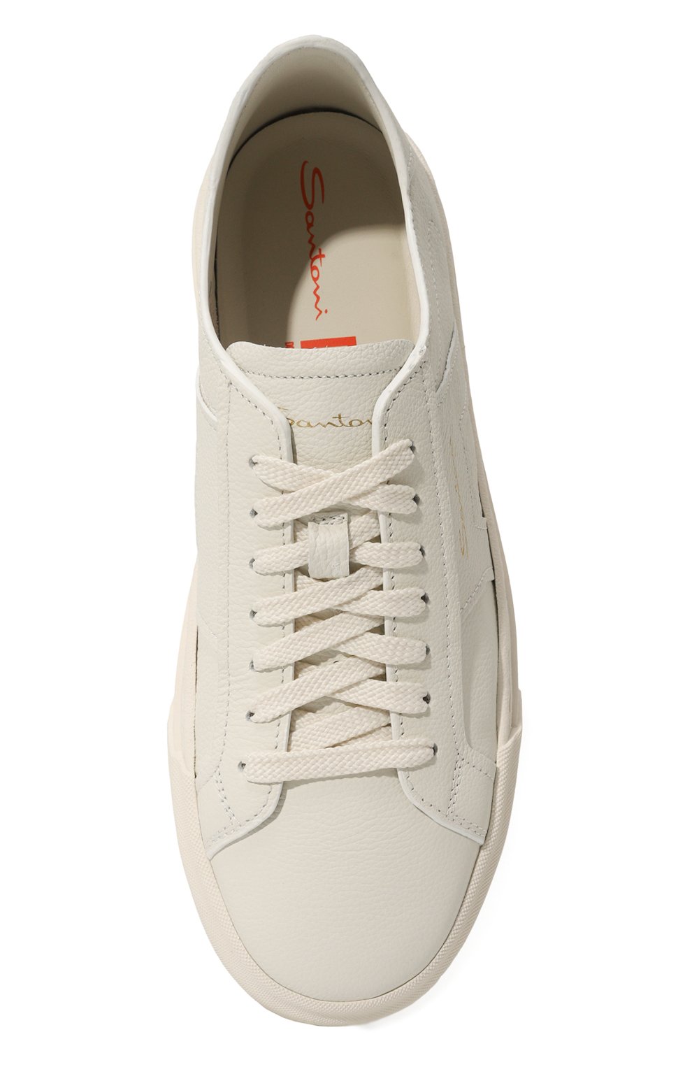 Кожаные кеды SANTONI, арт. WBGT61232PNNTTW0I48, фото 6