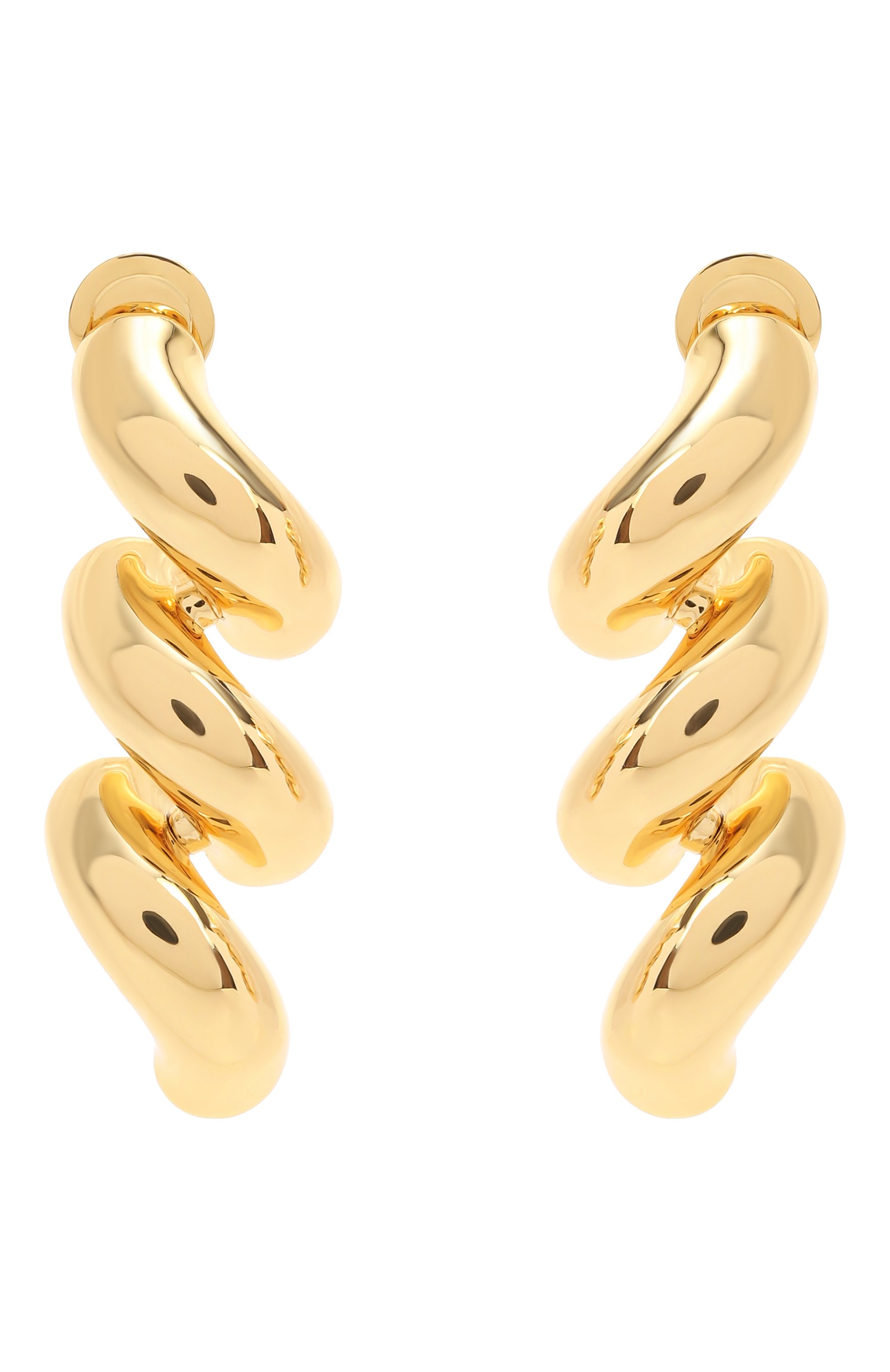 Серьги EDDIE BORGO золотого цвета по цене 34450 руб., арт. ER8999, фото 1 Серьги EDDIE BORGO, арт. ER8999, фото 1