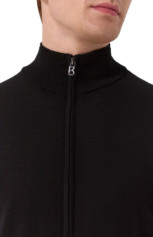 Шерстяной кардиган Bogner 88589785 Чёрный  88589785 Фото 5