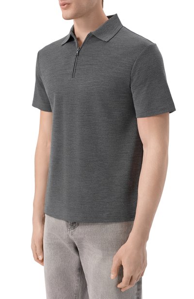 Поло из шерсти и шелка PAUL&SHARK, арт. 15311701, фото 3