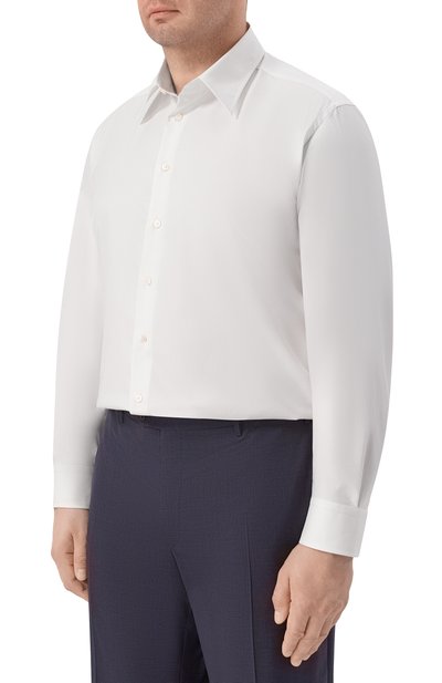 Хлопковая сорочка ZILLI, арт. F0RG01M010059654U, фото 3