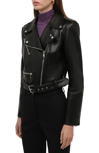 Кожаная куртка ALEXANDER MCQUEEN, арт. 668451/Q5AGN, фото 3