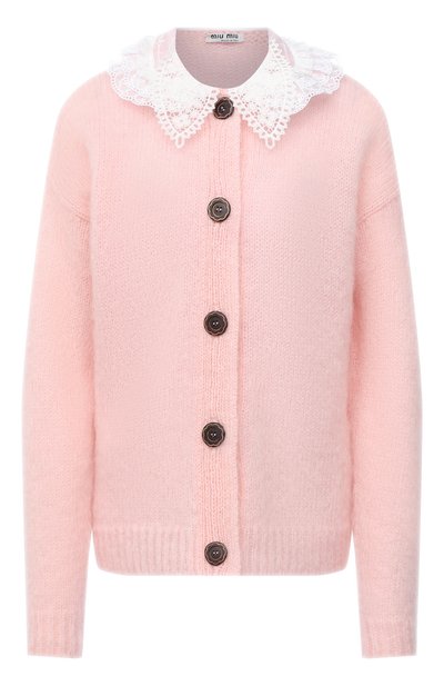 Шерстяной кардиган MIU MIU, арт. MMF299-1XEV-F0442, фото 1
